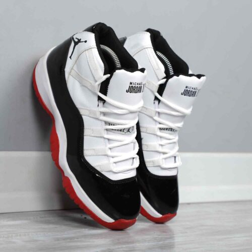نایک ایر جردن 11 رترو سفید قرمز Nike Air Jordan 11 Retro