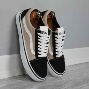 کتونی مردانه ونس کرم مشکی