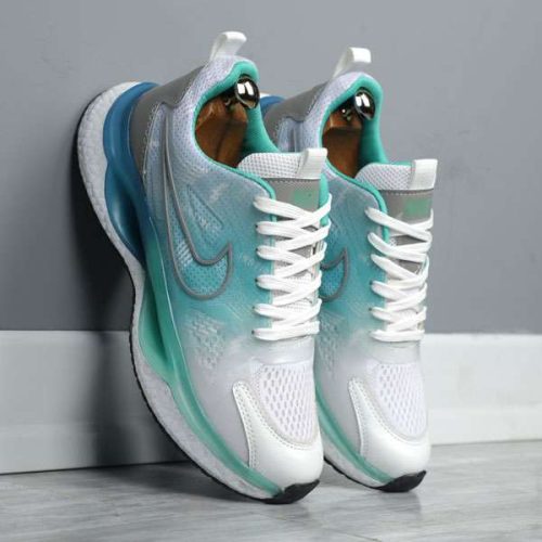 کتونی مردانه نایک راتن سفید سبز آبی