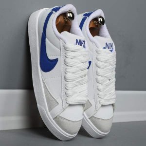 کتونی مردانه نایک بلیزر سفید آبی پرنگ