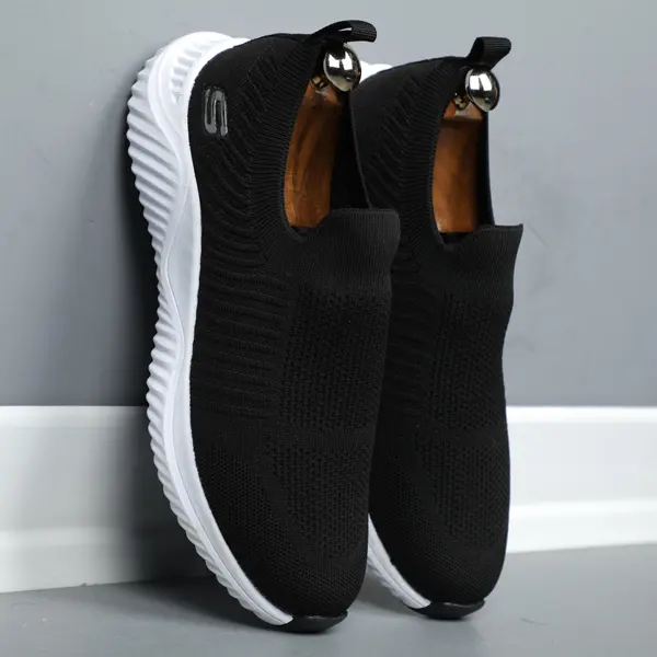 yiuogfj کتونی مردانه اسکیچرز ben ben مشکی سفید