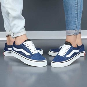 کتونی ونس سرمه ای سفید