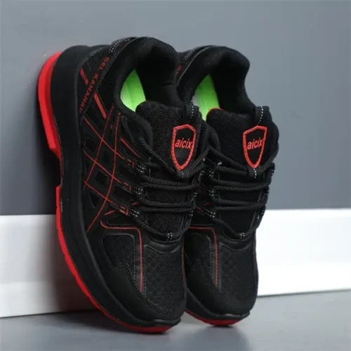 کتونی دخترانه اسیکس مشکی قرمز رامیلا