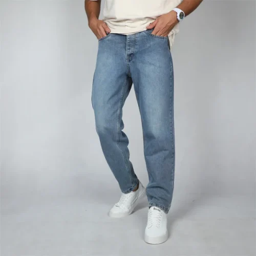 شلوار مام استایل ساده ماوی52