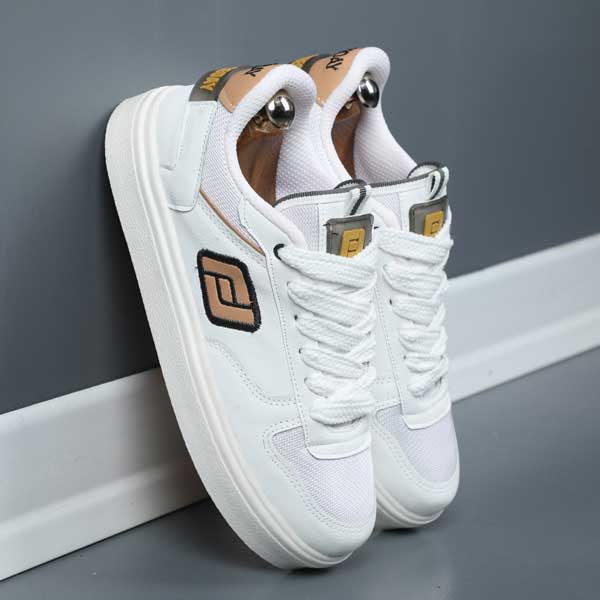 کتونی مردانه فندی ونس سفید کرم