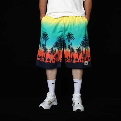 شلوارک نخی طرح هاوایی T.B.S