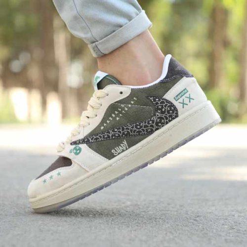 کتونی مردانه ترویس SHODY کرم قهوه ای HP