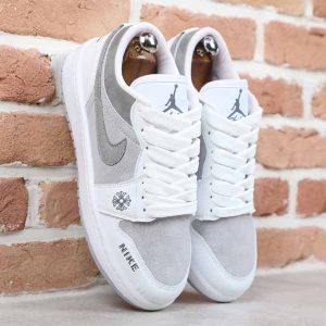 کتونی مردانه نایک SB مانستر TOYO سفید طوسی HP کدO9