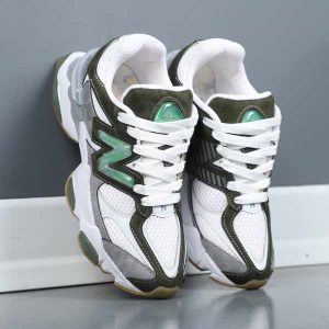 کتونی مردانه نیوبالانس 9060 سفید طوسی سبز یشمی ANA