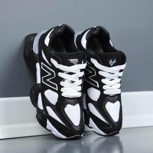 کتونی اسپرت نیوبالانس 9060 مشکی سفید رسپینا