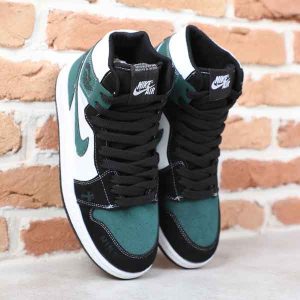 کتونی نایک ایر جردن ساقدار صلیب سفید سبز مشکی HP