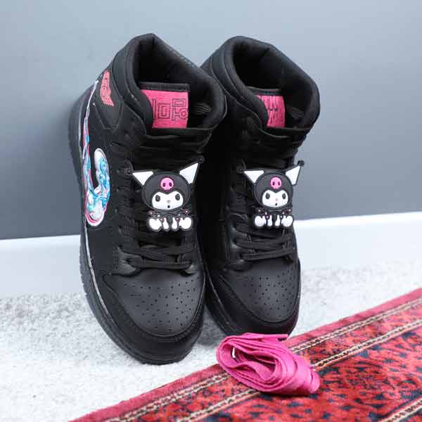 کتونی اسپرت جردن 1 مشکی تمام ساقدار mambo