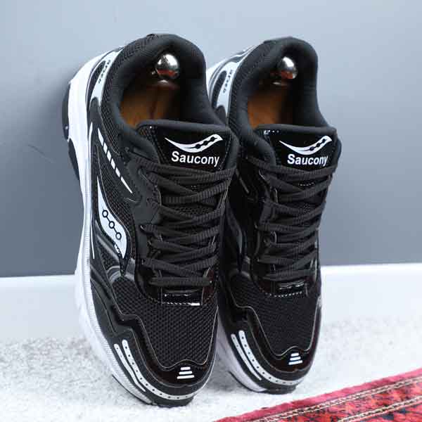 کتونی اسپرت ساکانی مشکی سفید Advin کد89