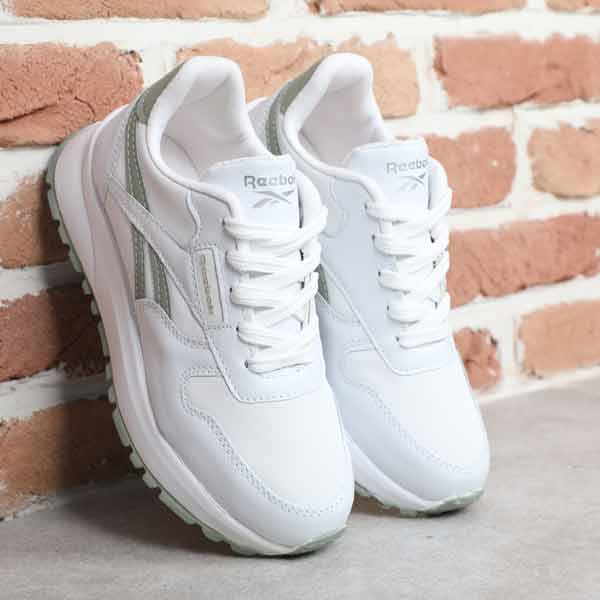 کتونی اسپرت ریبوک سفید سبز Ariyan