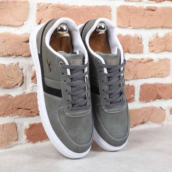 کتونی مردانه CK طوسی زیر سفید