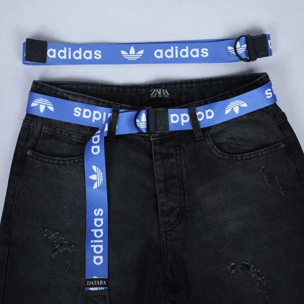 کمربند اسپرت طرح آدیداس آبی