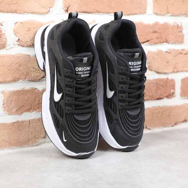 کتونی اسپرت دونایک مشکی سفید TIDA