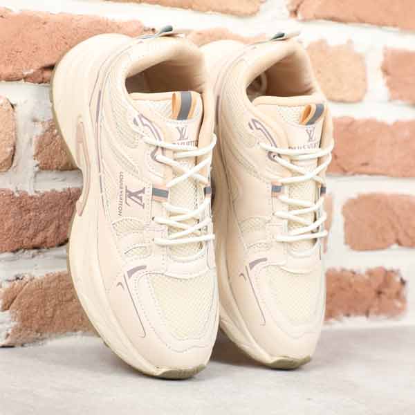 کتونی اسپرت مدل LV کرم تمام زاگرس