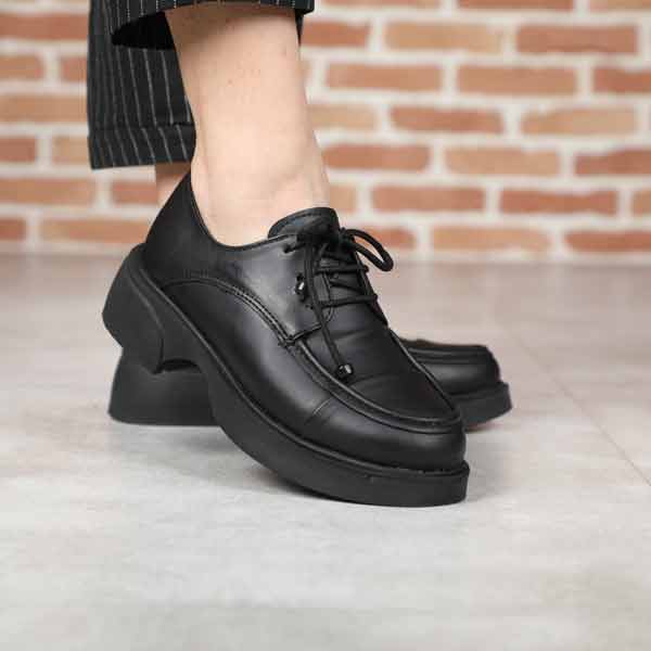 کفش زنانه مشکی تمام مدل لوفر کدp