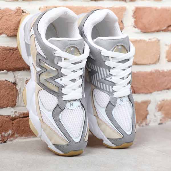 کتونی مردانه نیوبالانس 9060 کرم سفید طوسی ANA