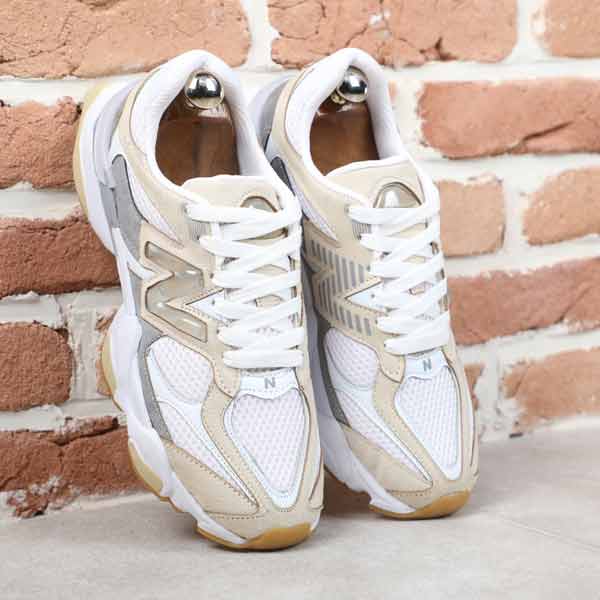 کتونی مردانه نیوبالانس 9060 کرم سفید طوسی ANA