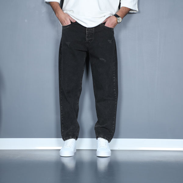 شلوار لی مام استایل ذغالی CHCH