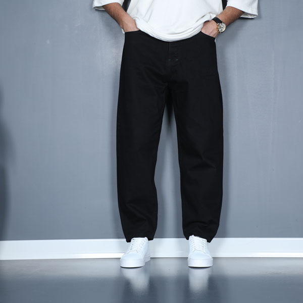 شلوار لی مام استایل مشکی Green