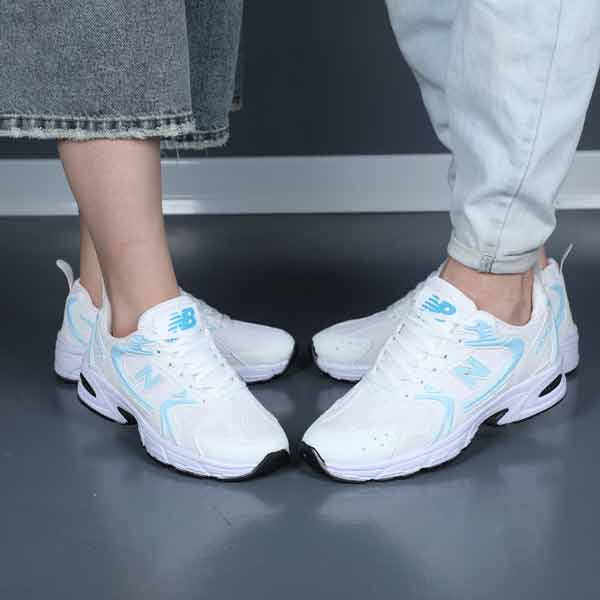 کتونی نیوبالانس 530 سفید آبی آسمانی PAYBAN