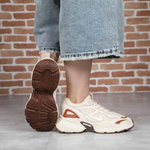 کتونی نایک V2K کرم قهوه ای کد1200