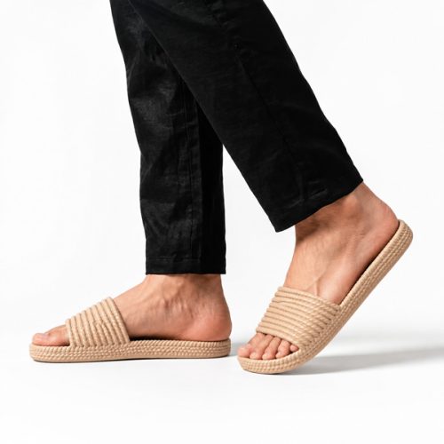 دمپایی مردانه زیتون PAPI