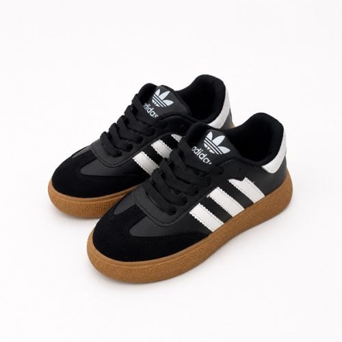 کتونی بچگانه SAMBA مشکی سفید ADIDAS