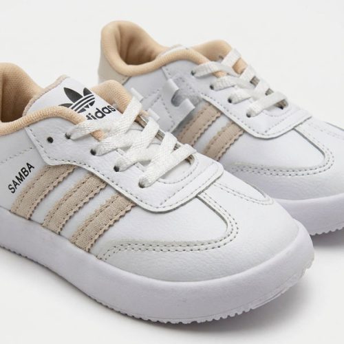 کتونی بچگانه SAMBA سفید کرم ADIDAS