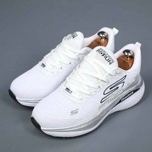 کتونی مردانه SNEAKERS PRO  سفید نقره ای پاینده
