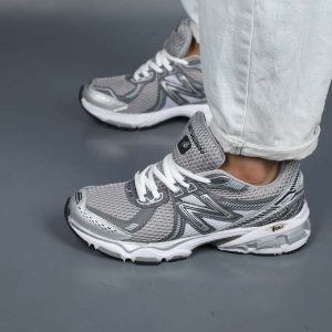 کتونی مردانه نیوبالانس860 طوسی نقره ای اسپیناس