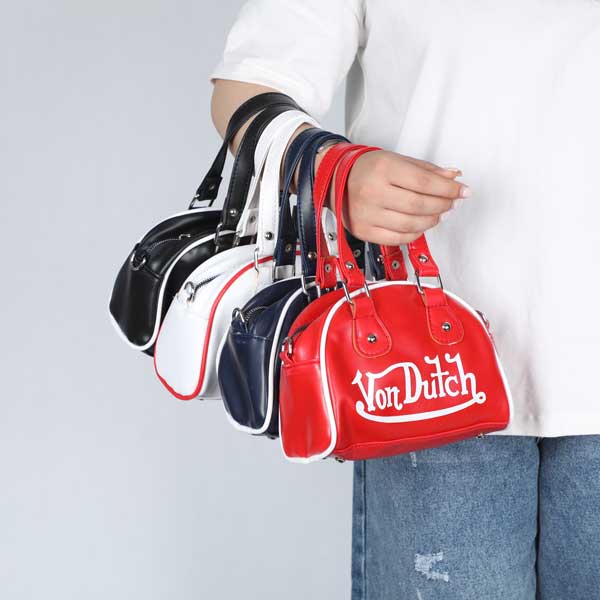 کیف زنانه دستی طرح VON DUTCH