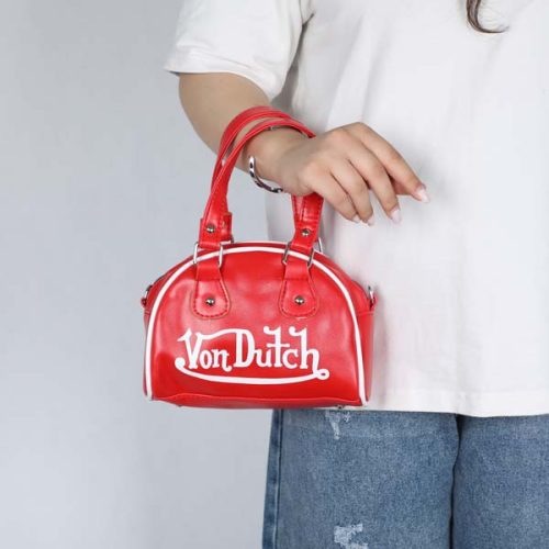 کیف زنانه دستی طرح VON DUTCH