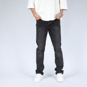 شلوار لی مام مردانه ذغالی JACK