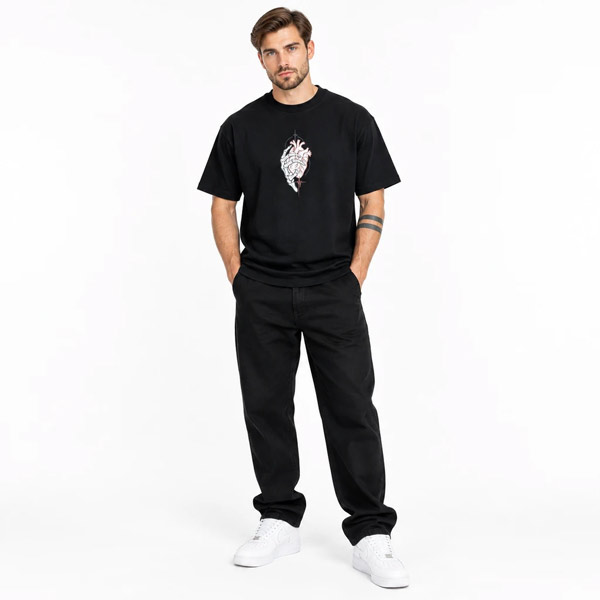 تیشرت قلب کد3-TOLID