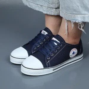 کتونی اسپرت سرمه ای بدون ساق ALL STAR